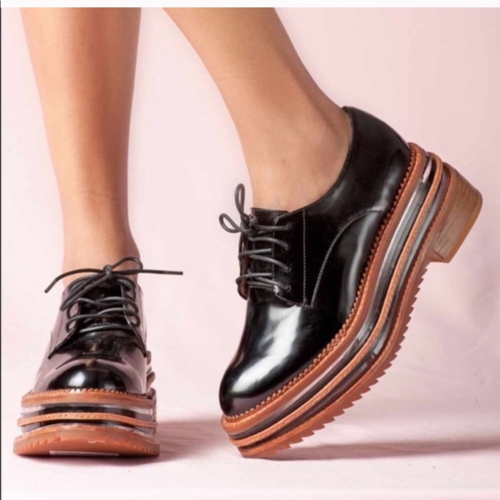 Jeffrey Campbell Jagger Platform Oxford Sz 8.5